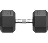 Гантель UNIXFIT гексагональная, обрезиненная, 17.5 кг DBHEX17_5