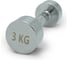 Гантель UNIXFIT PRO круглая, хромированная, 3 кг DBRND3PCE 2