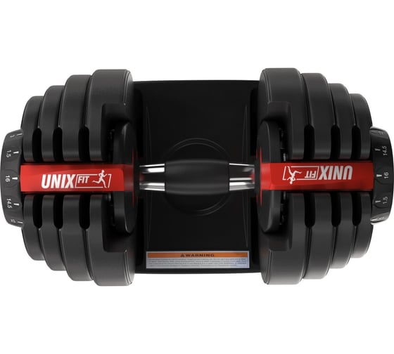 Гантель UNIXFIT со ступенчатой регулировкой, 40 кг DBREGU40