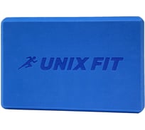 Блок для йоги и фитнеса UNIXFIT 200 г, 23x15x7 см, голубой YBU200GBE