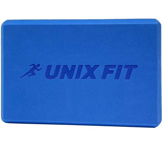 Блок для йоги и фитнеса UNIXFIT 200 г, 23x15x7 см, голубой YBU200GBE