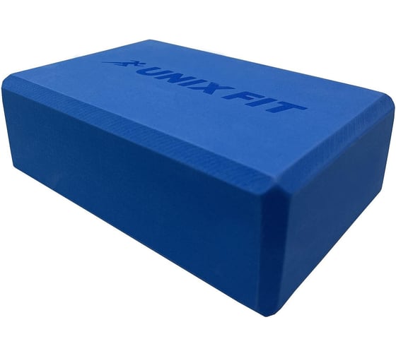 Блок для йоги и фитнеса UNIXFIT 200 г, 23x15x7 см, голубой YBU200GBE