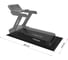 Коврик для кардиотренажёров UNIXFIT No logo 220x110x0,6 см MAT110220PNL 3