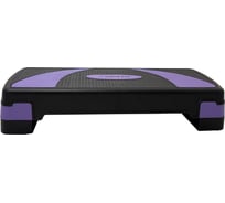 Степ-платформа для фитнеса UNIXFIT 2 уровня, 68 см, фиолетовый SPU68WVT