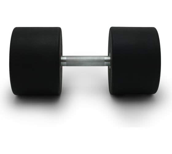Гантель UNIXFIT PRO круглая обрезиненная 50 кг DBRND50PBK