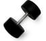 Гантель UNIXFIT PRO круглая обрезиненная 32,5 кг DBRND32_5PBK 2