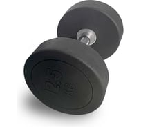 Гантель UNIXFIT PRO круглая обрезиненная 12,5 кг DBRND12_5PBK