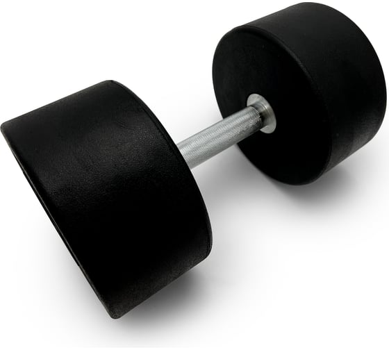 Гантель UNIXFIT PRO круглая обрезиненная 37,5 кг DBRND37_5PBK