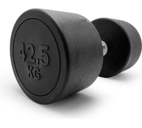 Гантель UNIXFIT PRO круглая обрезиненная 42,5 кг DBRND42_5PBK