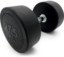 Гантель UNIXFIT PRO круглая обрезиненная 27,5 кг DBRND27_5PBK