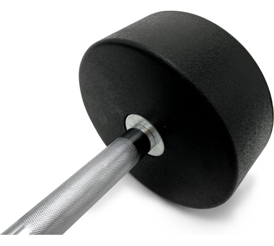 Гантель UNIXFIT PRO круглая обрезиненная 27,5 кг DBRND27_5PBK