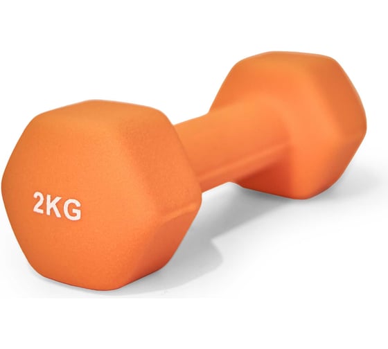 Гантель UNIXFIT неопреновая 2 кг Orange DBNEO2OG