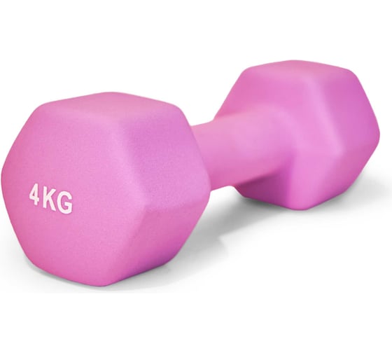 Гантель UNIXFIT неопреновая 4 кг Violet DBNEO4VT