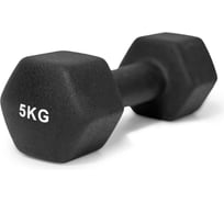 Гантель UNIXFIT неопреновая 5 кг Black DBNEO5BK