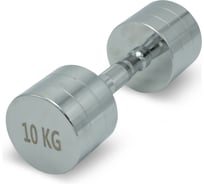 Гантель UNIXFIT PRO круглая хромированная 10 кг DBRND10PCE