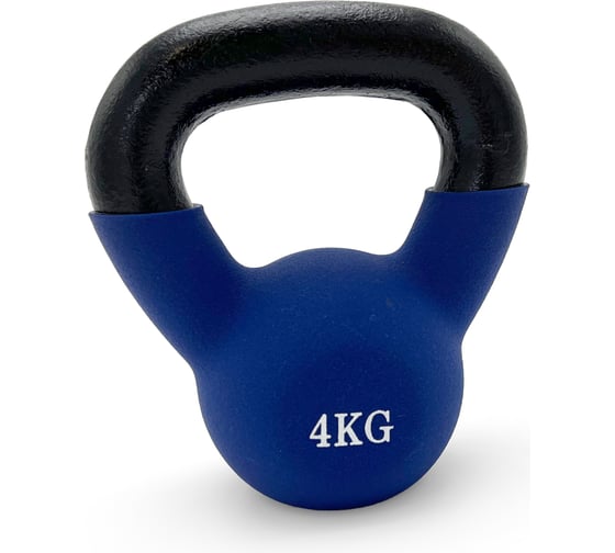 Гиря виниловая UNIXFIT 4 кг Blue KBVIN4BL