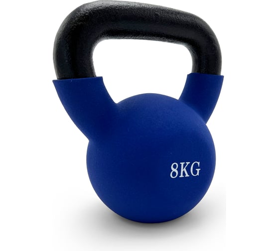 Гиря виниловая UNIXFIT 8 кг Blue KBVIN8BL