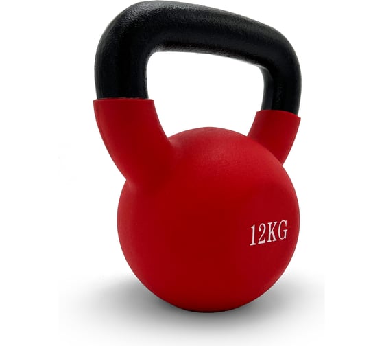 Гиря виниловая UNIXFIT 12 кг Red KBVIN12RD