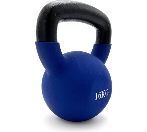 Гиря виниловая UNIXFIT 16 кг Blue KBVIN16BL