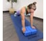 Коврик для йоги и фитнеса UNIXFIT двусторонний, 180x61x0,8 см, двуцветный, голубой YMU8MMBE 12