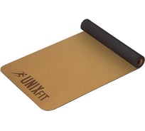 Коврик для йоги и фитнеса UNIXFIT пробковый, 183x61x0,5 см YMU5MMCR