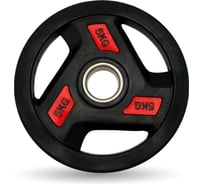 Диск обрезиненный c хватом UNIXFIT PRO 5 кг, 51 мм DG5RUBPRD