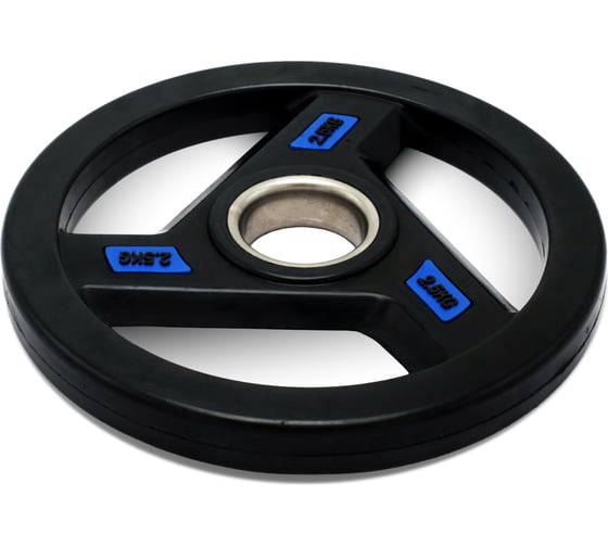 Диск обрезиненный c хватом UNIXFIT PRO 2,5 кг, 51 мм DG2_5RUBPBL