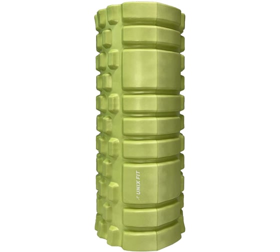 Ролик массажный для йоги и фитнеса UNIXFIT 45 см, зеленый FRU45CMGN 1