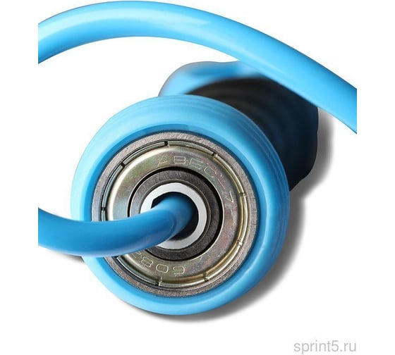 Скакалка INDIGO, ПВХ, пластиковые ручки, 2.7 м, голубая 1201C P HKJR