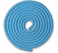 Скакалка для художественной гимнастики INDIGO Утяжеленная, 150 г, люрекс, 2.5 м SM-122 Голубой люрекс