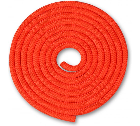 Скакалка для художественной гимнастики INDIGO Утяжеленная, 180 г, 3 м SM-123 коралловый 1