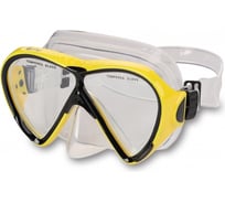 Маска для плавания INDIGO BAAS взрослая IN057 желтый