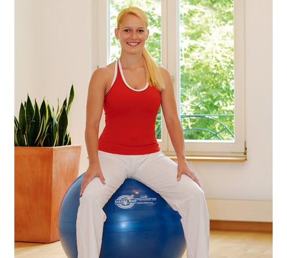 Гимнастический мяч SISSEL SI Exercise Ball, диаметр 75 см, синий 160.064 00-00-00