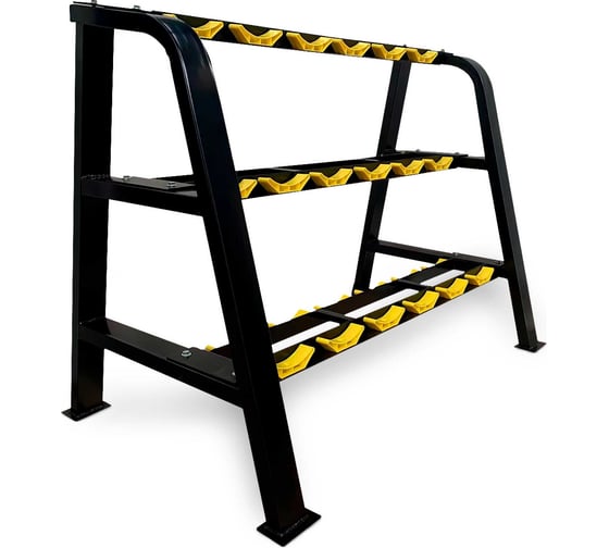 Стойка для гантелей UNIXFIT DumRack 9 PRO 500 кг DBRK9PBKYL500