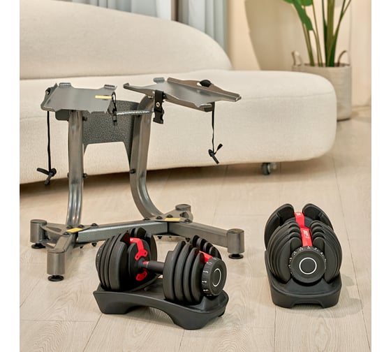 Стойка для гантелей UNIXFIT 16 кг / 24 кг / 40 кг DBRKU1640GY