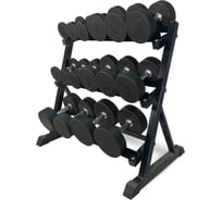 Стойка для гексагональных гантелей UNIXFIT DumRack Hexagon PRO 300 кг DBRKHEXPBK300