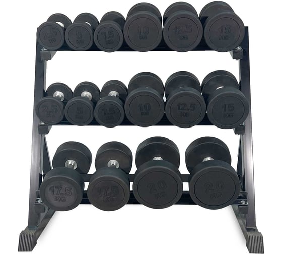 Стойка для гексагональных гантелей UNIXFIT DumRack Hexagon PRO 300 кг DBRKHEXPBK300