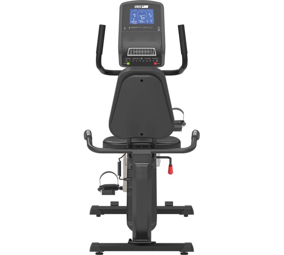 Горизонтальный велотренажер UNIXFIT B-1250 PRO 7" LCD RBB1250LCD7