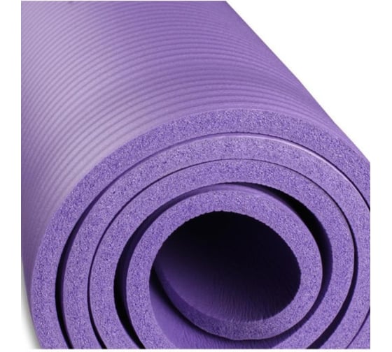 Коврик для йоги и фитнеса INDIGO NBR 173х61х1.2 см IN229 фиолетовый