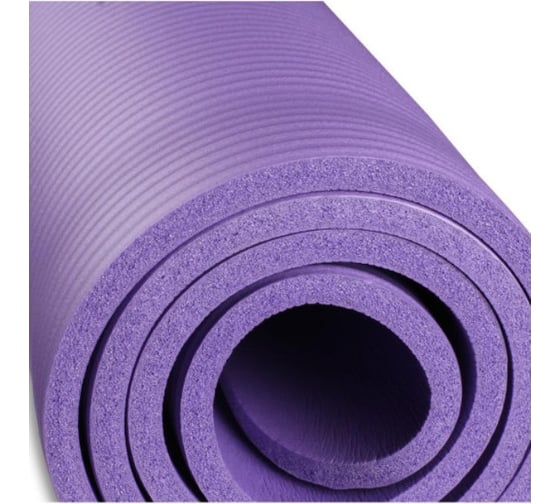 Коврик для йоги и фитнеса INDIGO NBR 173х61х1.5 см IN194 сиреневый