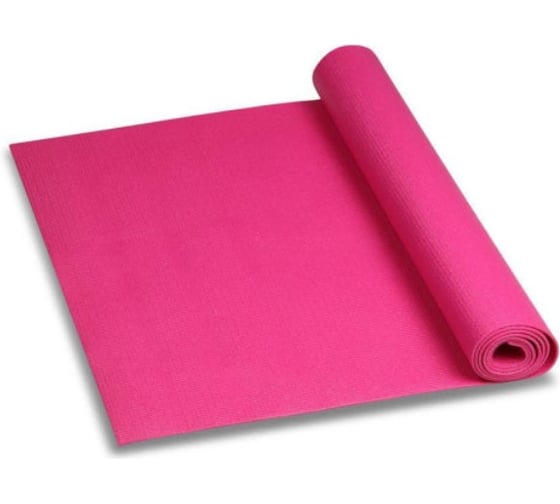 Коврик для йоги и фитнеса INDIGO PVC 173х61х0.3 см YG03 цикламеновый 1