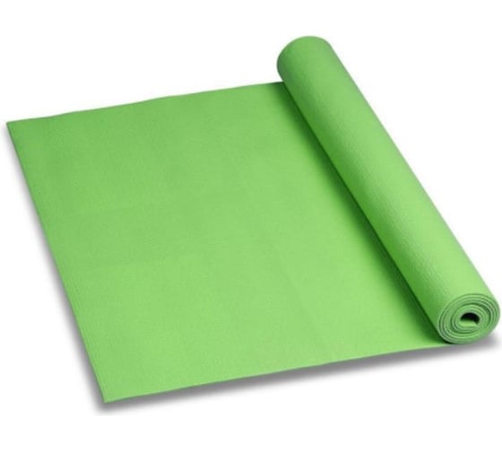 Коврик для йоги и фитнеса INDIGO PVC 173х61х0.3 см YG03 зеленый