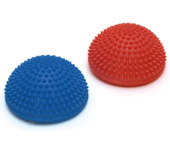 Массажные полусферы SISSEL SI Spiky Dome, пара, красный, синий 161.040 00-00-00