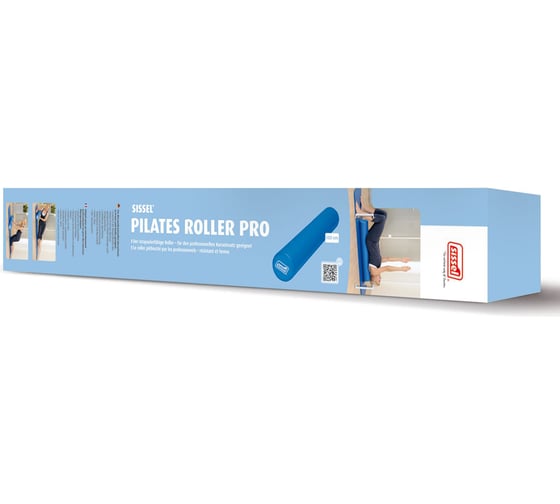 Массажный ролик SISSEL SI Pilates Roller Pro, длина 90 см, мягкий, синий 310.015 00-00-00