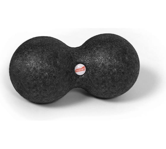 Мячик массажный сдвоенный SISSEL SI Myofascia Double Ball, диаметр 12 см, черный 162.094 00-00-00 1