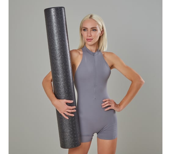 Ролик для пилатеса SISSEL SI Pilates Intense Roller,длина 100 см, повышенная жесткость, черный 310.016 00-00-00