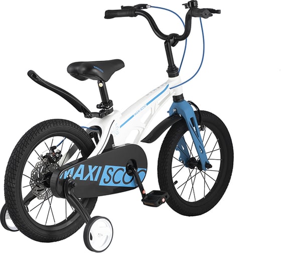 Двухколесный детский велосипед MAXISCOO Cosmic Стандарт, 16 дюймов, белый жемчуг MSC-C1609