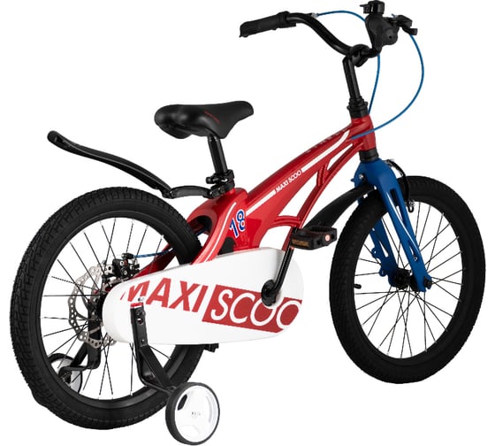 Двухколесный детский велосипед MAXISCOO Cosmic Стандарт, 18 дюймов, красный MSC-C1813