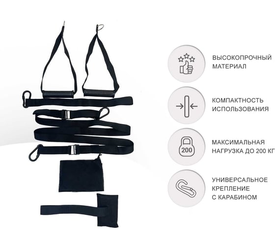 Петли для функционального тренинга TRX UNIXFIT синие SUTRXUSMBL