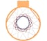 Баскетбольное кольцо UNIXline R45 без сетки BSTAS260WB-R45 3